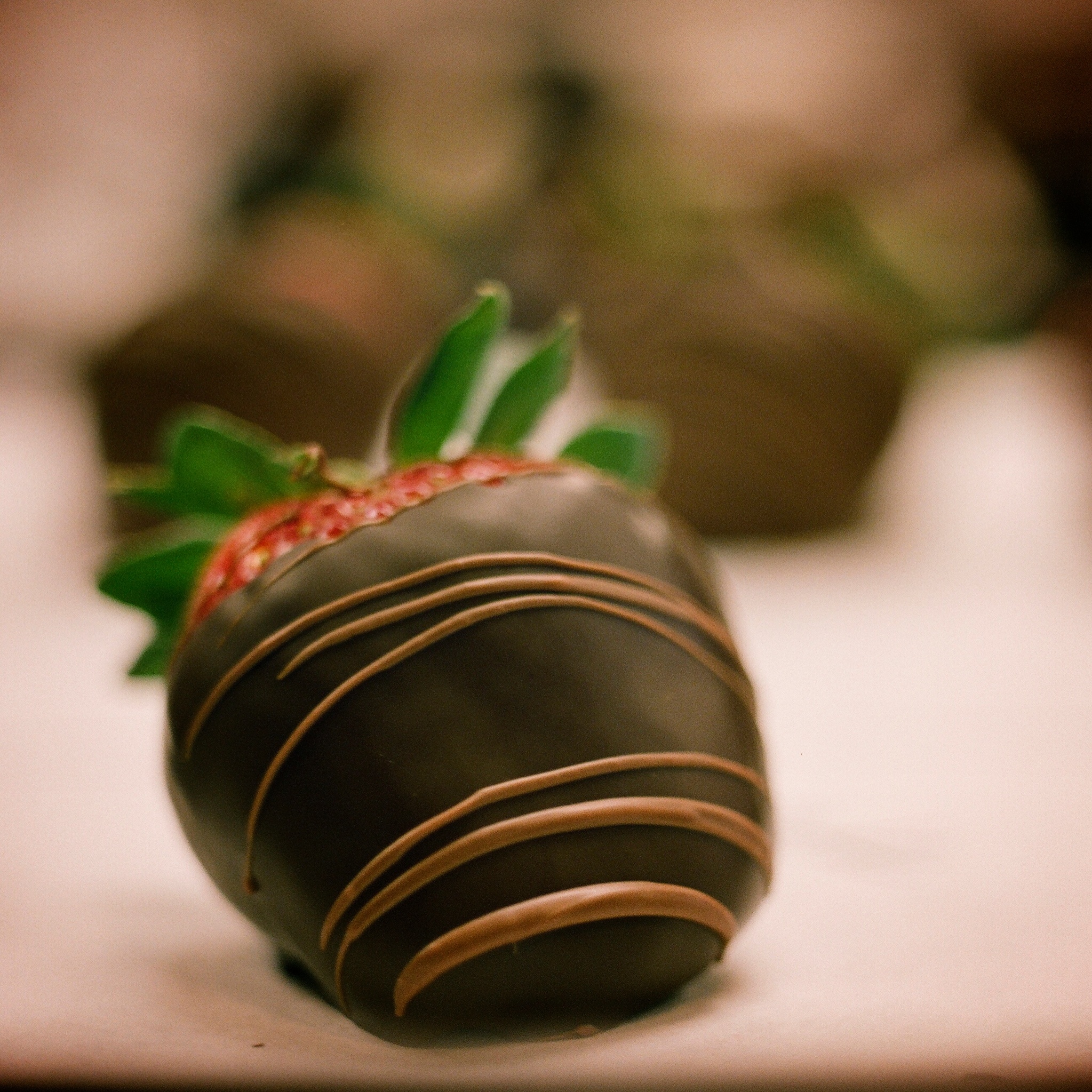 希少品！英国製 黒壺   strawberry hill Chocolate Strawberries - Dozen - Hazel Hill Chocolate